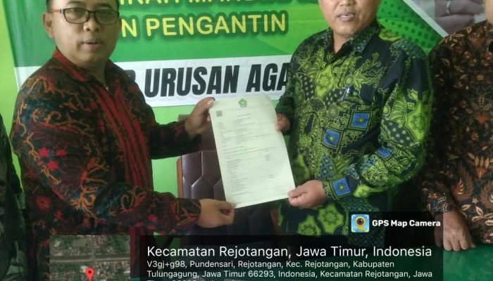 PC Muhammadiyah Rejotangan, Terima Wakaf Masjid
