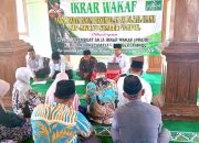 Ikrar Wakaf Serentak, KUA Sumbergempol Gelar Ikrar 8 Bidang