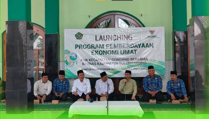 Kemenag Tulungagung bersama Penyuluh Agama Rumpun 2 dan Baznas Luncurkan Program Pemberdayaan Ekonomi Umat