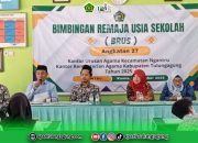 KUA Ngantru Melaksanakan Bimbingan Remaja Usia Sekolah Angkatan ke-27, Bekali Siswa SMPN 2 Ngantru Tulungagung Hadapi Masa Depan