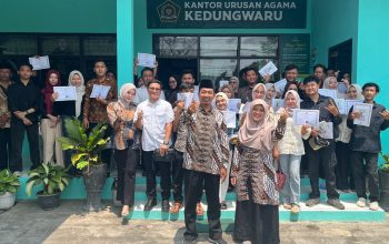 Penyuluh Agama Islam KUA Kedungwaru Bekali 18 Pasangan Calon Pengantin Wujudkan Keluarga Sakinah